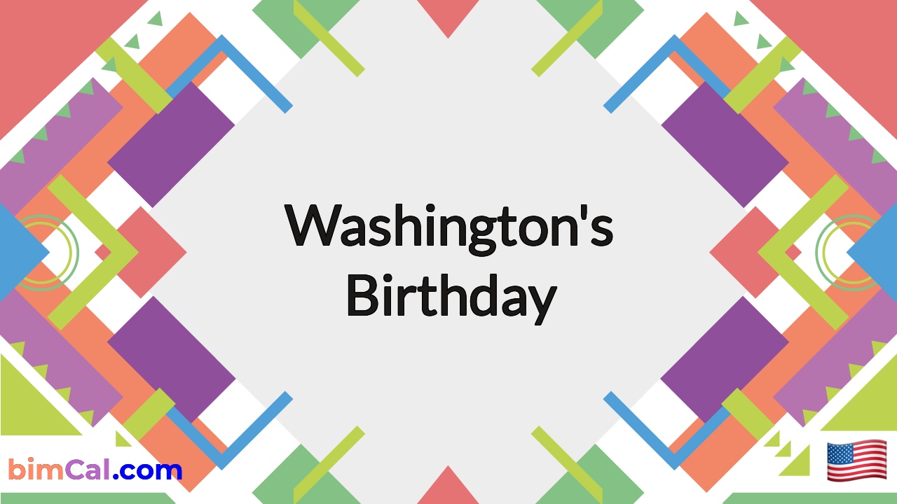 Washington's Birthday 2022