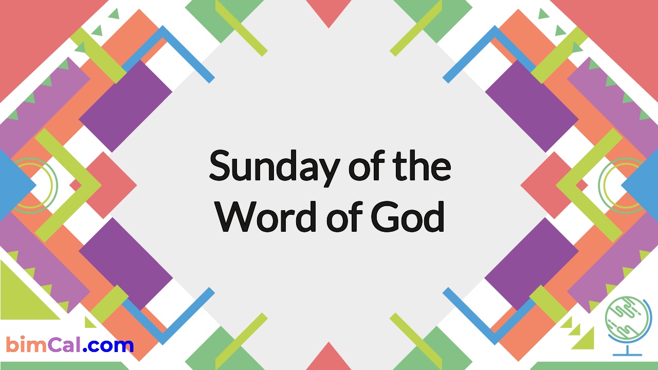 Sunday of the Word of God 2024
